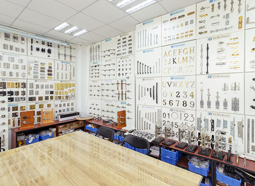 door hardware showroom