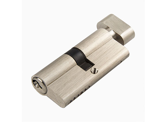 Prime-Line SE66007 Brass-Plated Zinc 5-Pin Key Lock Cylinder 1.19 H x 2.25 L in. 