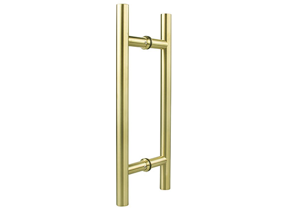 stainless steel glass door handle