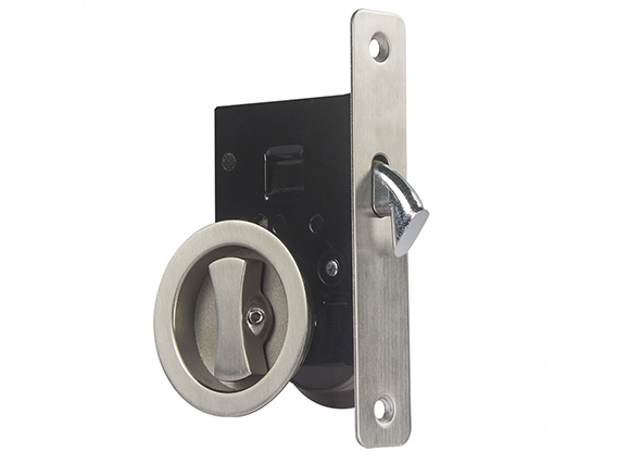 SSS stainless steel 304 round sliding door lock