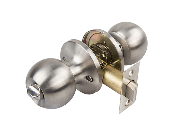 Tubular knob lock