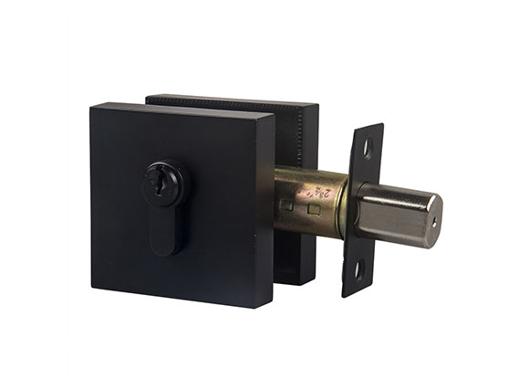 black zinc alloy deadlock