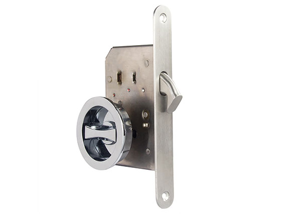 brass sliding door lock