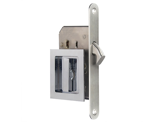 brass sliding door lock