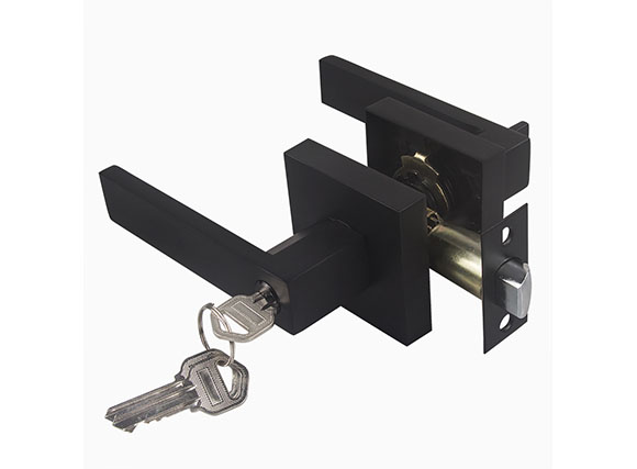 black zinc alloy Tubular Lever Lock