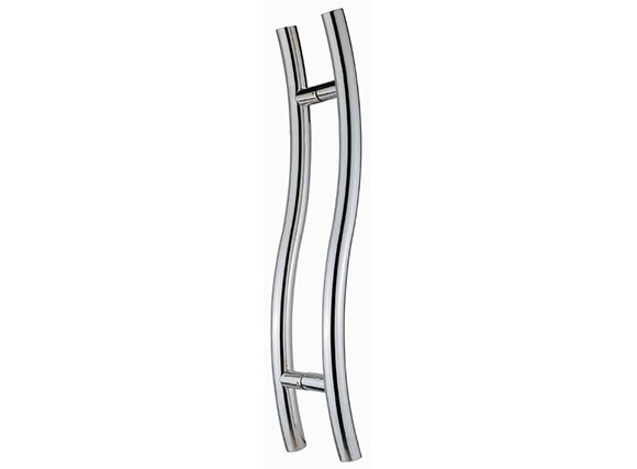 Handles Gate Stainless Steel Hardware Glass Double Pull Metal Design Door  Handle (01-140) - China Handle, Door Handle