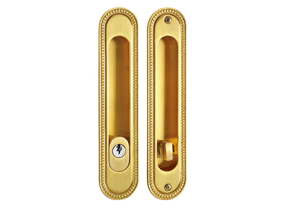 zinc alloy double sliding door lock