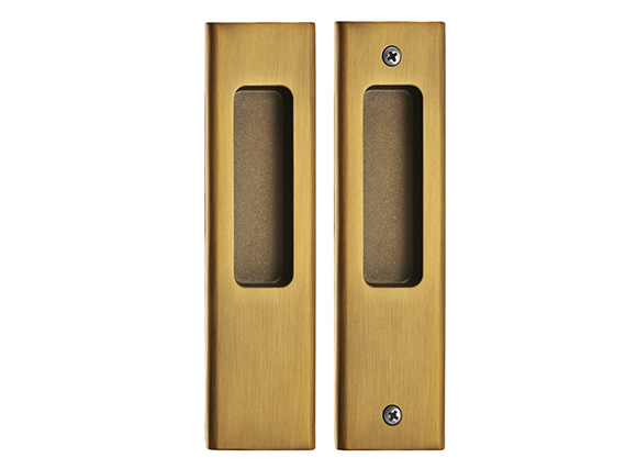 copper-colored zinc alloy guardian sliding door lock