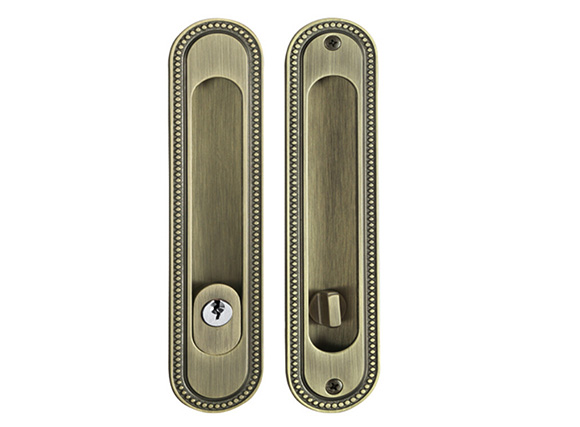 AB zinc alloy dowell sliding door lock parts - echhardware