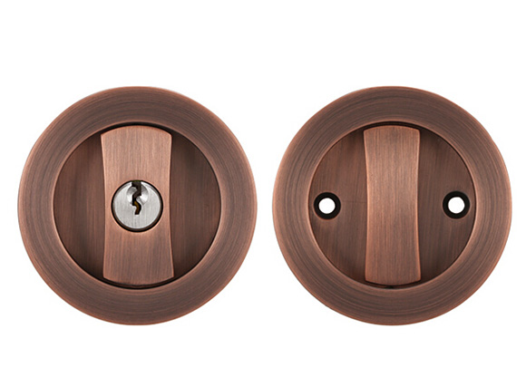 American - style indoor mute magnetic door lever lock security wooden sliding door lock For Hotel/Apartment