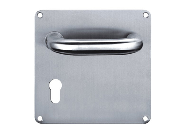 304 Stainless Steel Door Handle, Pull and Push Plate Door Handle with Screws