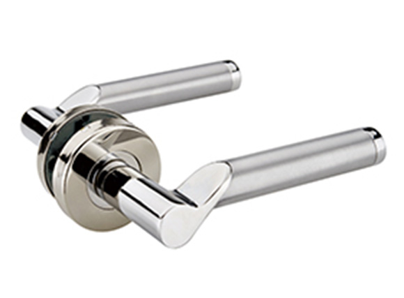 chrome & stainless steel door handles