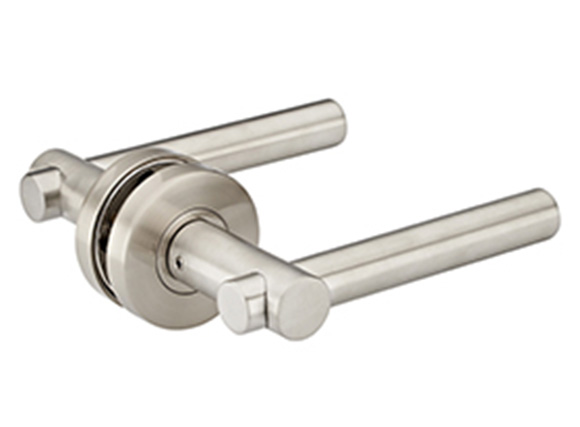 Stainless Steel Interior Door Handles on Rose with Duo