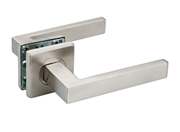 Modern Stainless Steel Square Tube Interior Door Handle And 140mm Handles For Gate Door Brushed