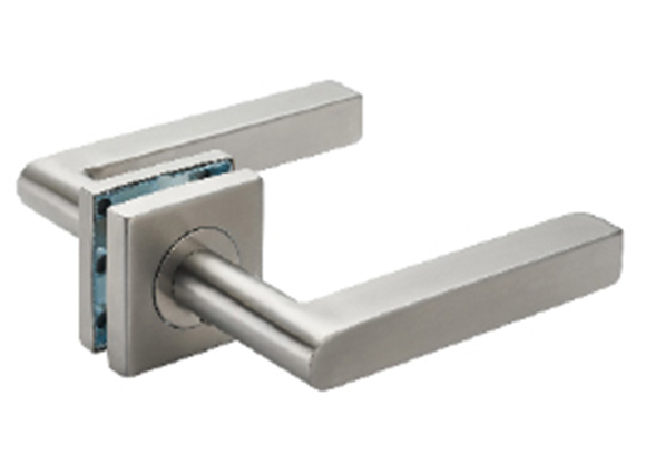 Square Lever Door Handle With Escutcheon