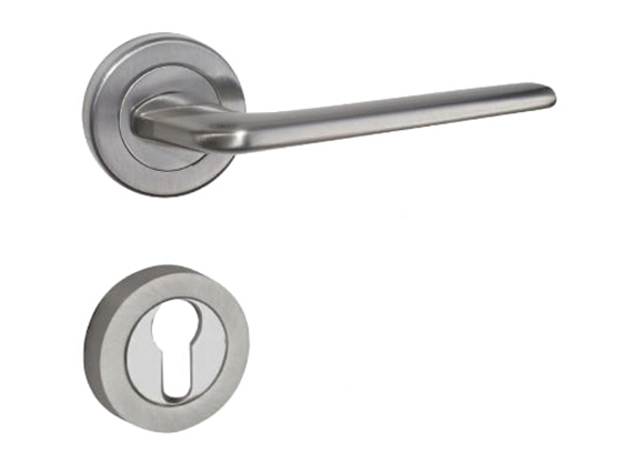 Shiny silver/zinc alloy door handle Bedroom door lock Split Silent door lock