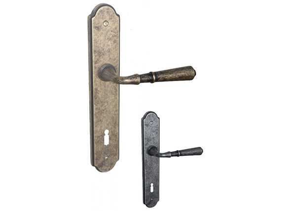 Rustic Pewter zinc alloy door handle Ancient Iron door lock