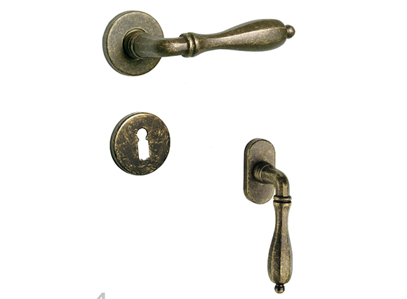 zinc alloy Door Handles Nickel Classic