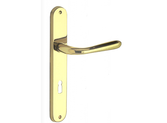 Brass-Plated Storm Door Matching Handle set