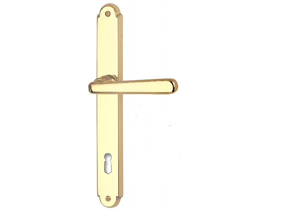 Classic Contract Polished Brass Lever Latch Door Handle
