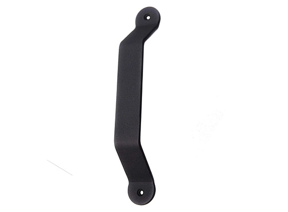 Heavy Duty Powder Coated Black Finish Matches Industrial Design Hardware Kits Flush Pull barn door handle