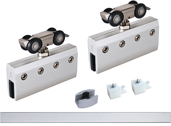 Aluminum Track Sliding Door Hardware System for Glass Sliding Door