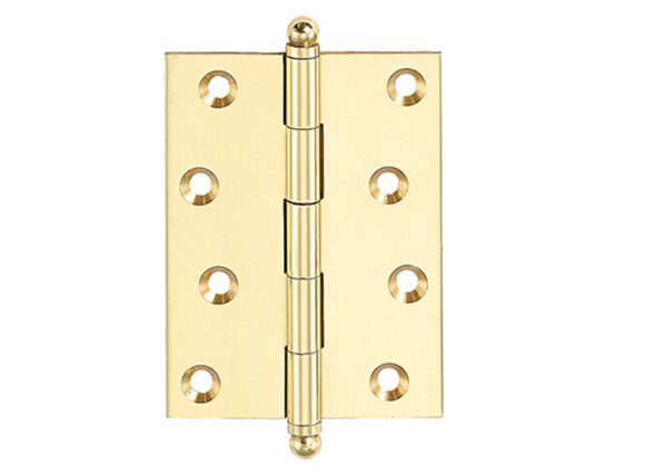 square butt brass hinge