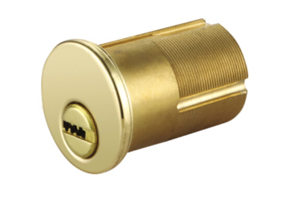 Round door lock cylinder