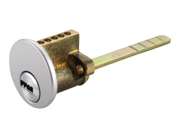 Computer key door lock cylinder