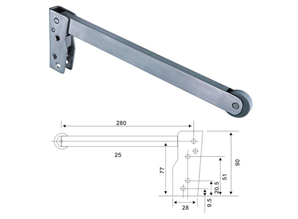 concealed door coordinator selector