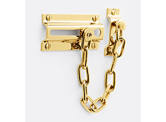 Brass Security Door Chain Guards
