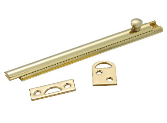 Brass flush safety door bolt
